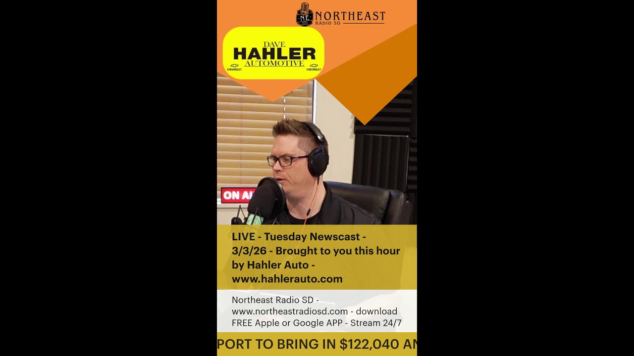LIVE - Tuesday Newscast - 3/3/26 - Hahler Auto - www.hahlerauto.com