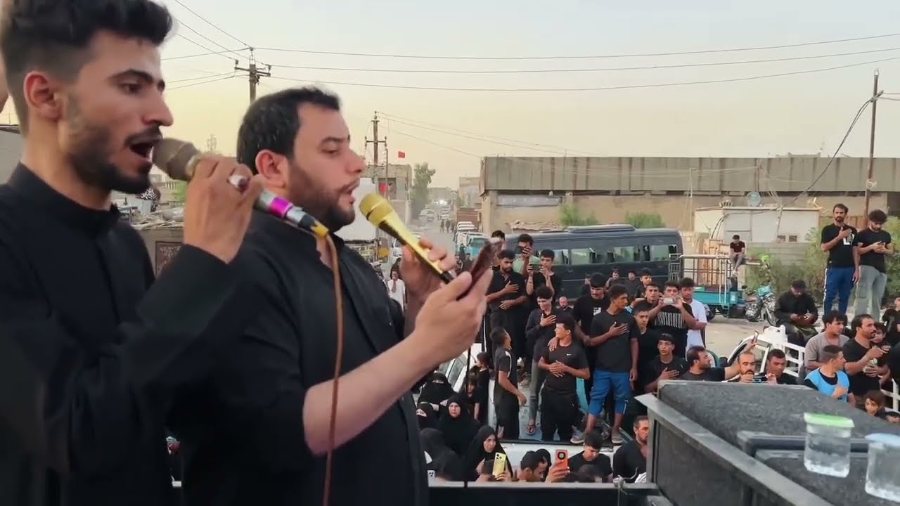 فلأح العكيلي#موكب_قائم_ال_محمد_عج  هاي إرجال وسباع وحسينية!! استعراض يوم التاسع محرم الحرام2025