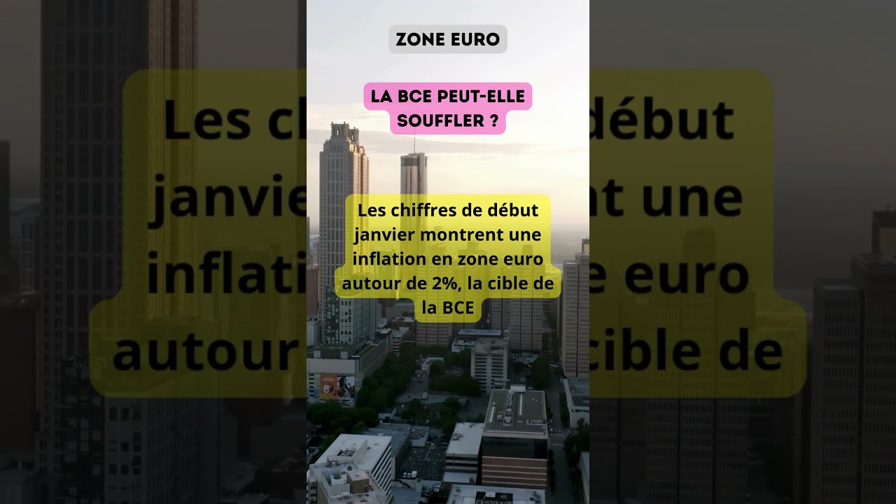 L'inflation dans la zone euro se stabilise à 2 %