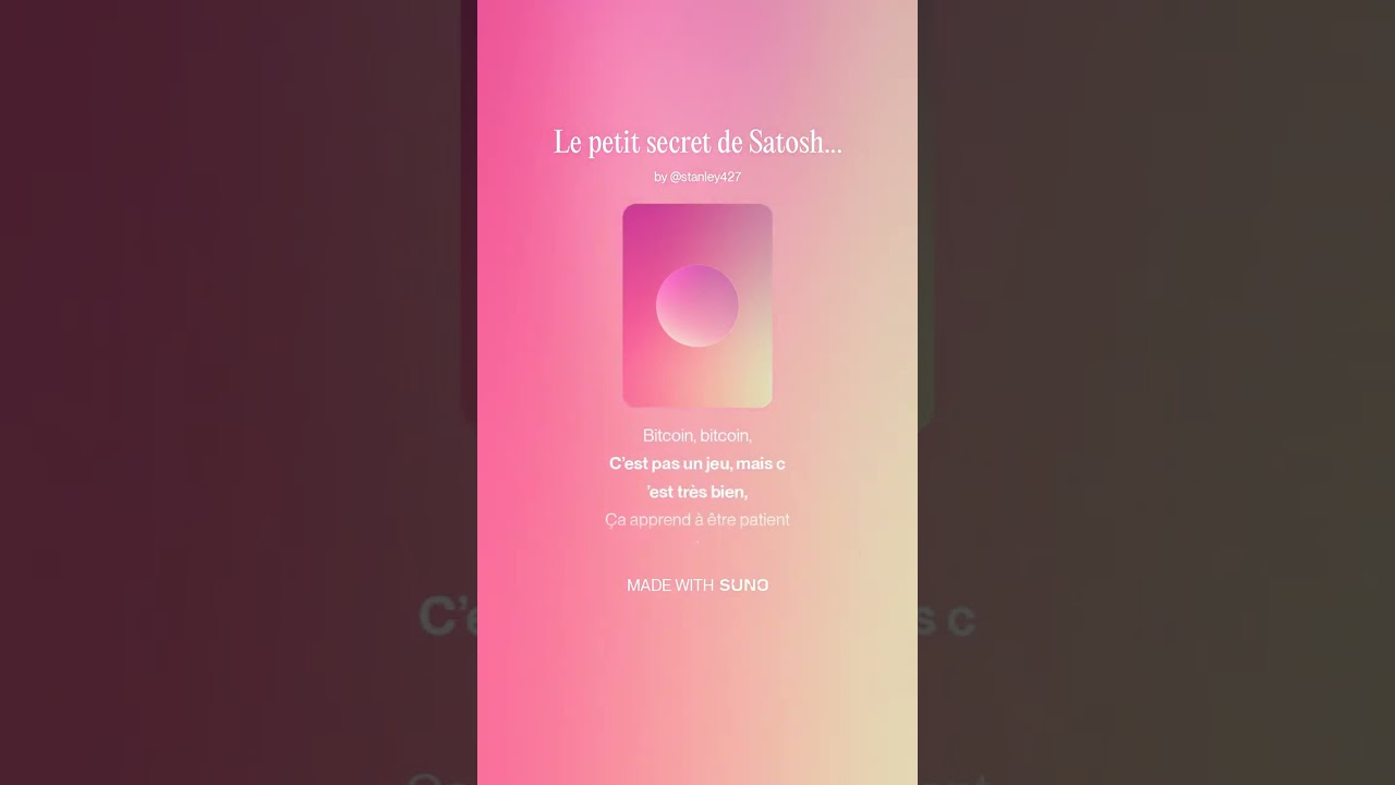Le petit secret de Satoshi