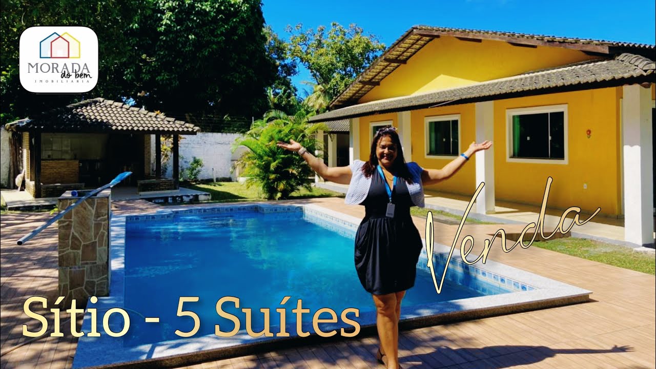 (VENDIDO) Venda de Sítio | 2.380m2 | Jauá | 5 Suítes | Porteira Fechada #CatiaBahia