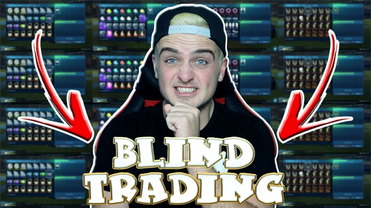 MY BIGGEST BLIND TRADING EVER! | Blind Trading With Fans In Rocket League #10!