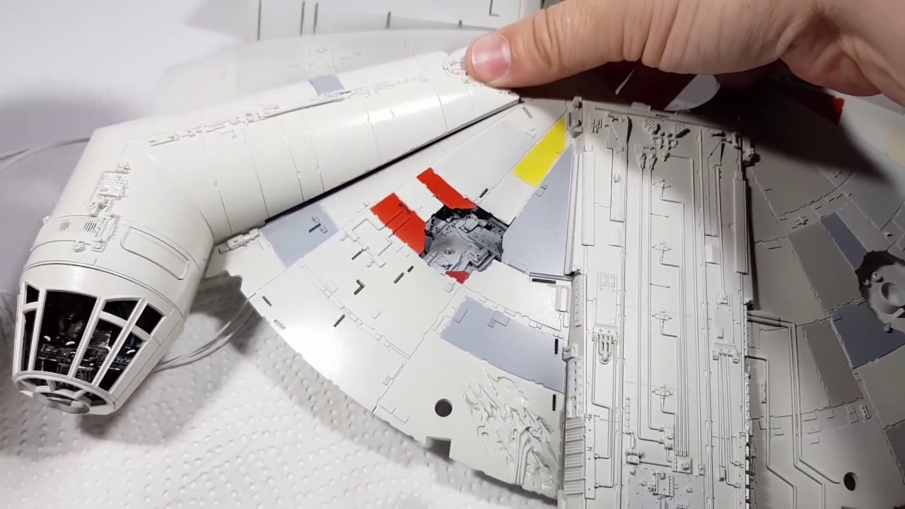 Собираем всё вместе — собираем идеальный самолёт Bandai «Тысячелетний сокол» в масштабе 1/72, час...