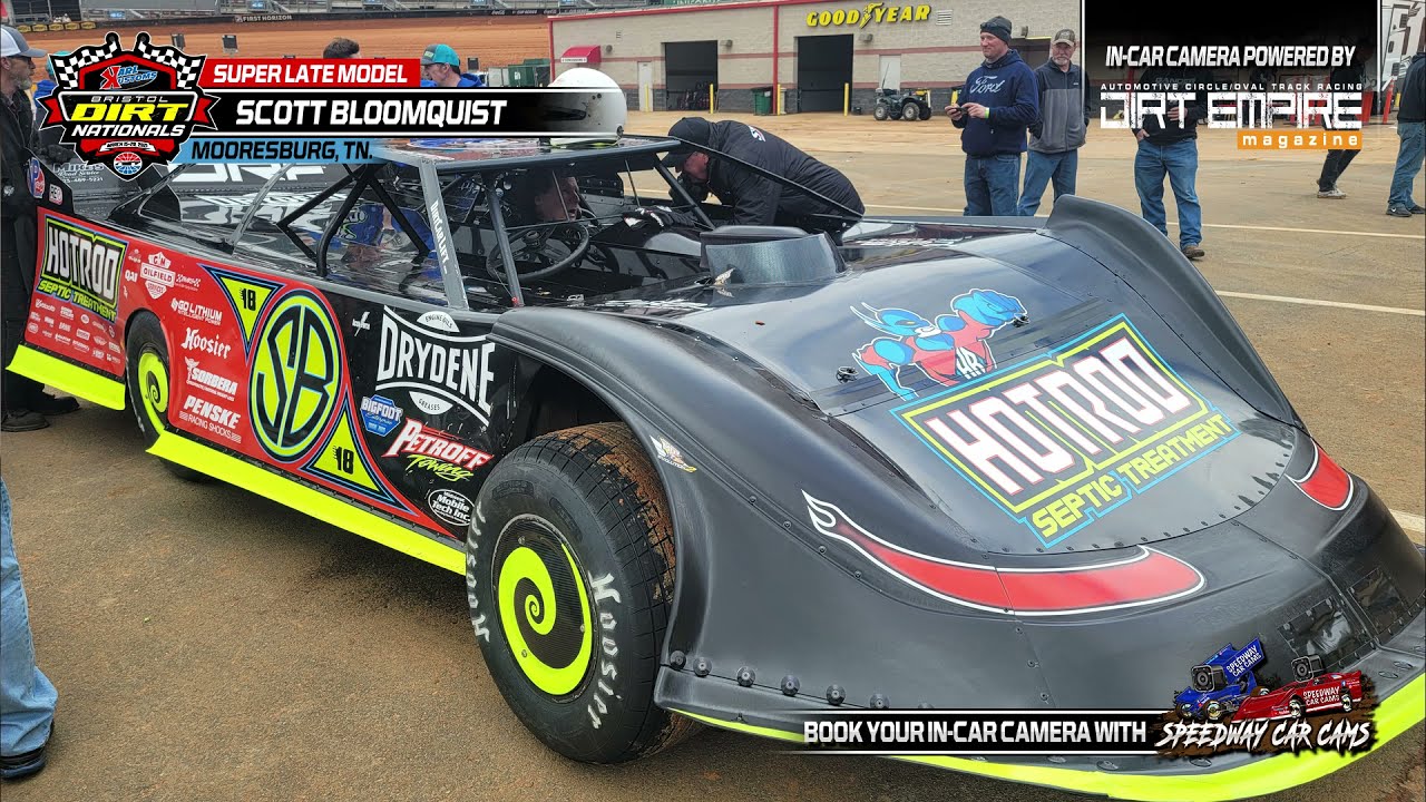 Hot Laps with Scott Bloomquist at the Bristol Dirt Nationals - In-Car Camera