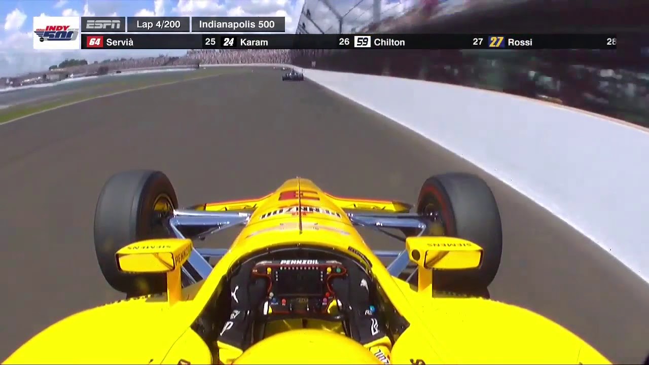 2018 VICS Indianapolis 500 Helio Castroneves Full Race Onboard [Finished 27th]