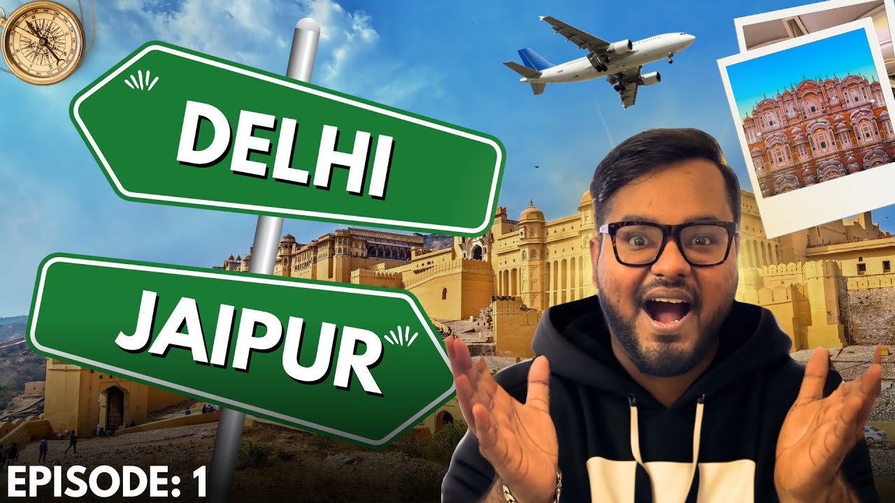 Delhi to Jaipur by Air ✈️ | Jaipur Travel Series | Gaurav Chamber