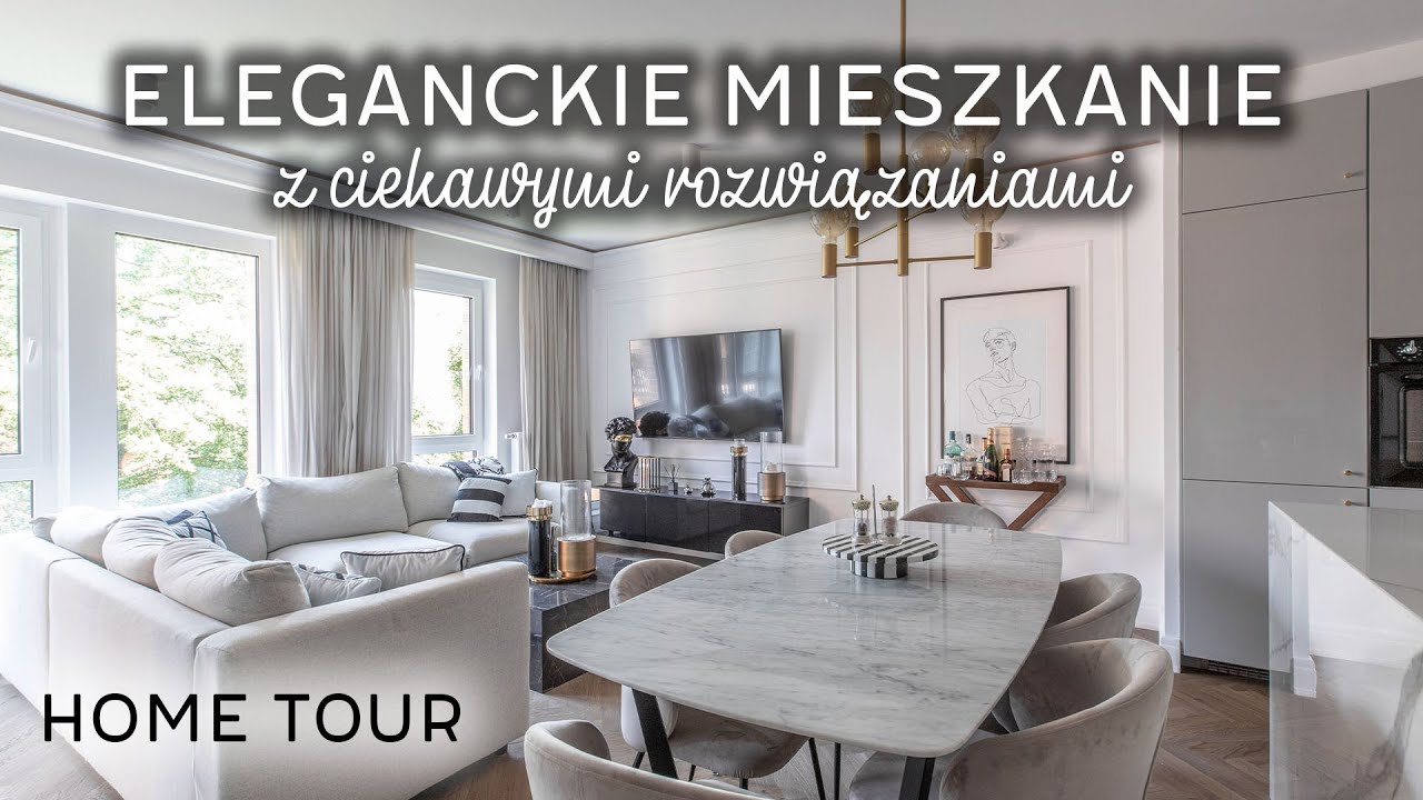 HOME TOUR: Eleganckie mieszkanie ze starannie zaaranżowanymi SZAFAMI | Wnętrza Zewnętrza x IKEA
