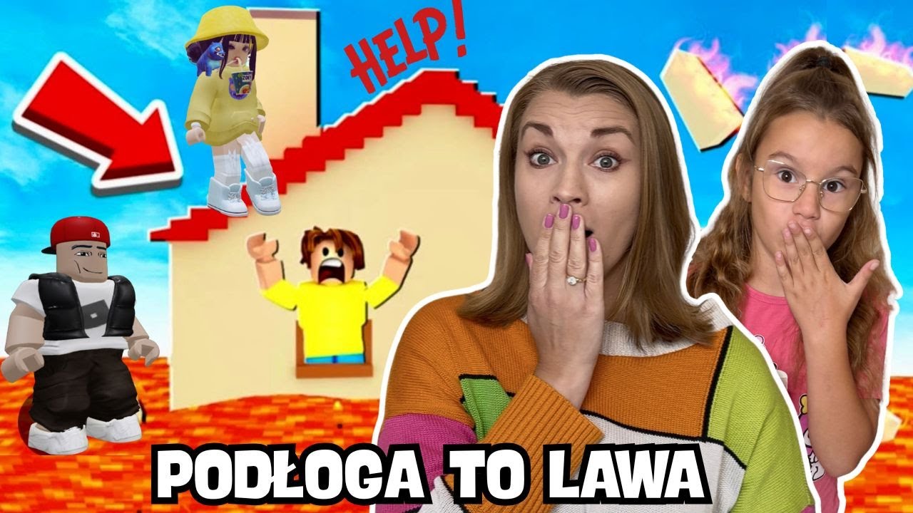 Podłoga to lawa w Roblox🔥