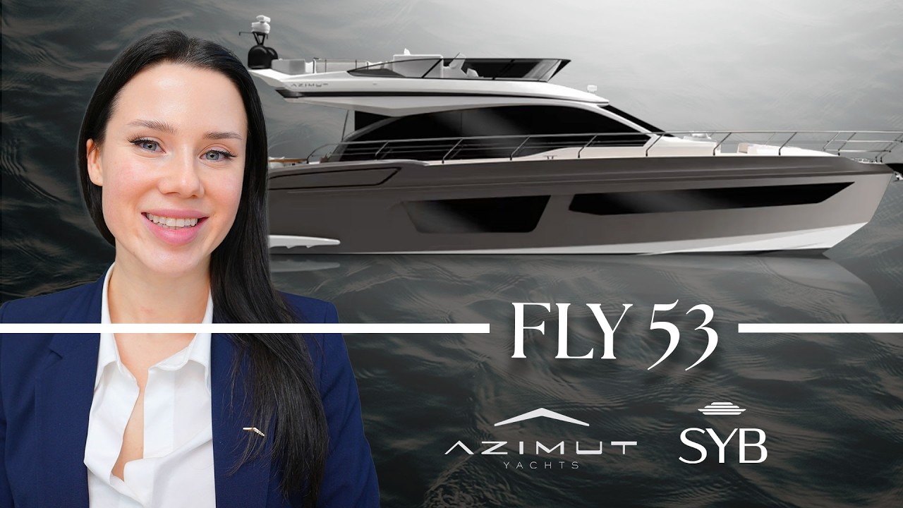 Azimut Fly 53 | Large Yacht Tour, Perfect for Swiss Lakes (Flybridge, Cabins & Technology)