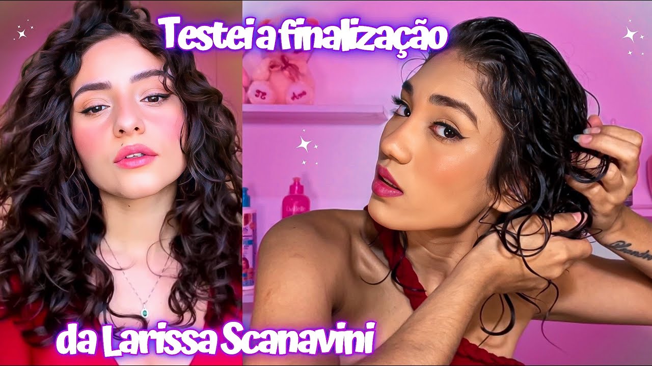 TESTEI A FINALIZAÇÃO DA @LarissaScanavini | deu muita definição, tô chocada!