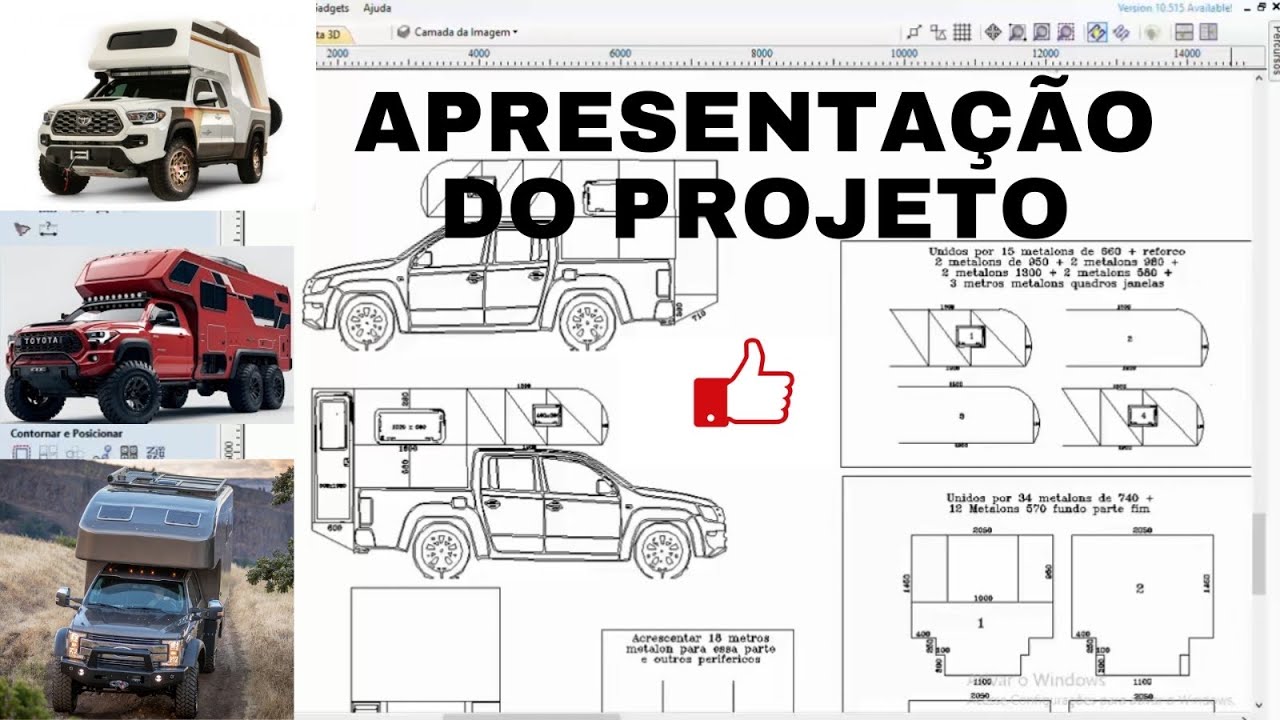 Camper 01 - Apresenta&ccedil;&atilde;o Projeto - Motorhome Artesanal  - Fa&ccedil;a Voc&ecirc; Mesmo (Ler descri&ccedil;&atilde;o).