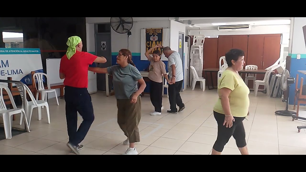 11-#danselaelisraeli Rueda Casino Adultos Mayores #munilima #ritmoscaribeños #clases Los Van Van