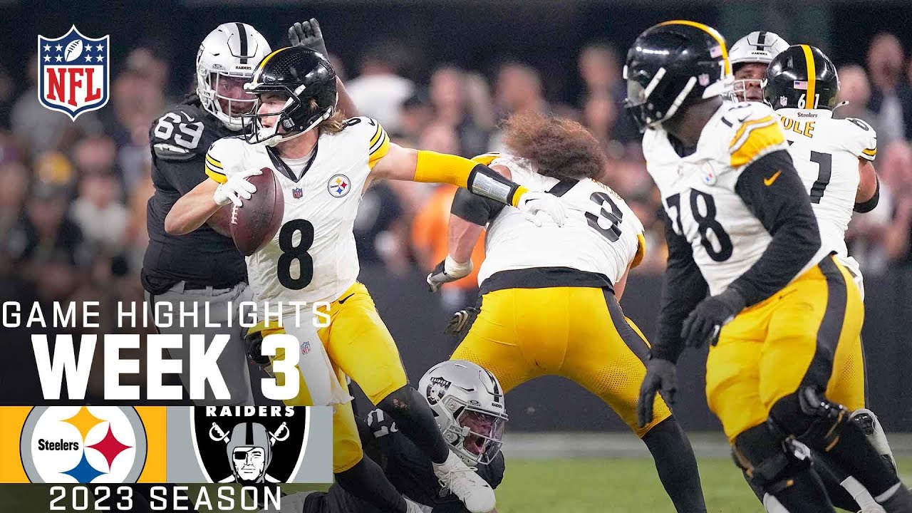 Pittsburgh Steelers vs. Las Vegas Raiders | 2023 Week 3 Game Highlights