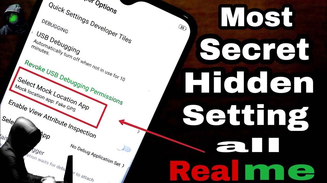 This is the most Secrete Hidden Setting in all Realme phones , Don't miss use this.set fake location