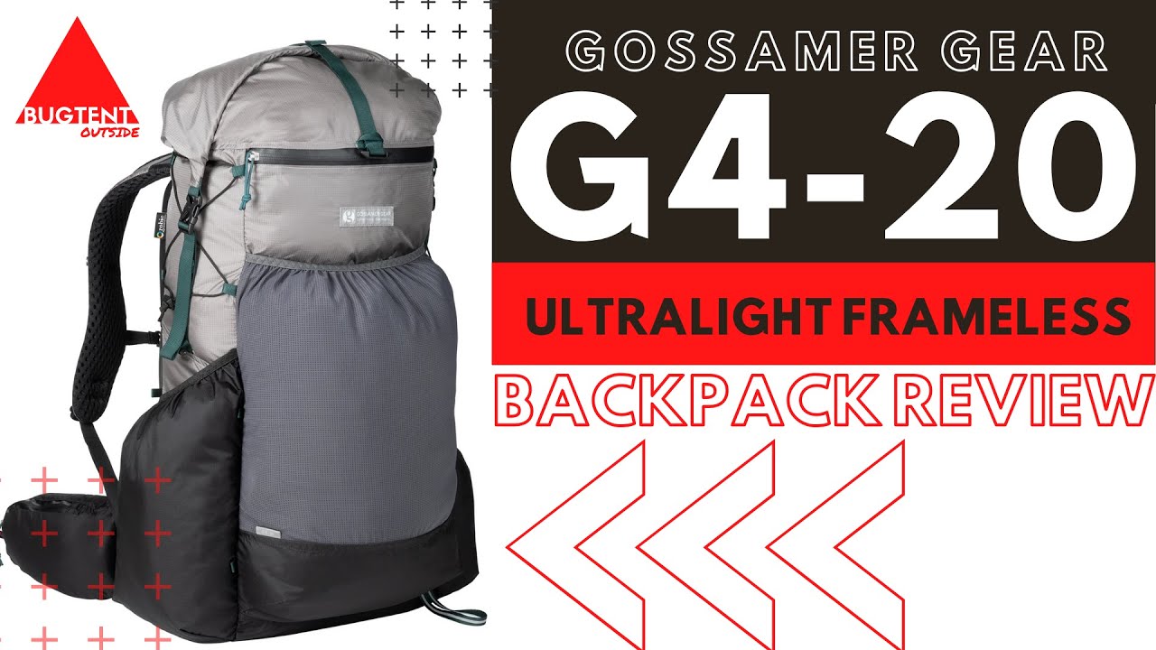 GOSSAMER GEAR G4-20 Ultralight Backpack Review || BUGTENT outside