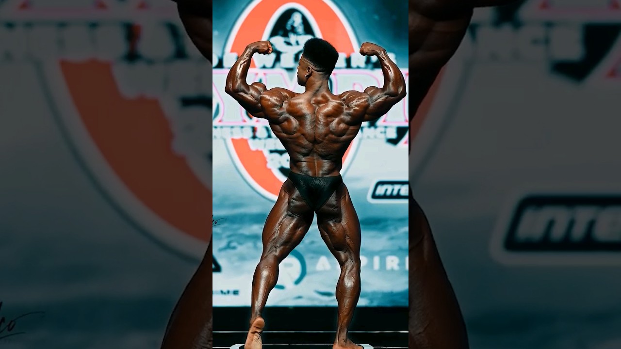 Breon Ansley HD posing routine at Mr Olympia 2023 classic physique #mrolympia #mrolympia2023