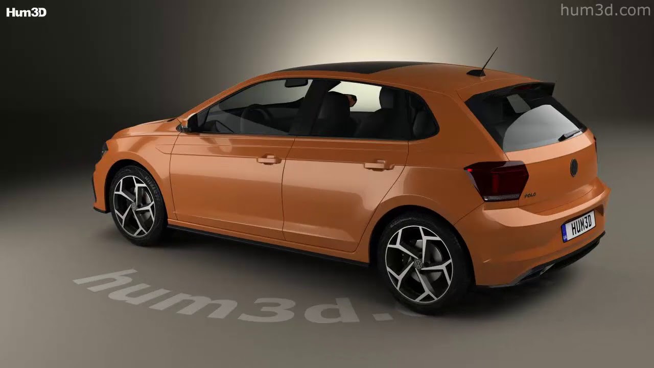 Volkswagen Polo R-Line 5-door 2020 3D model by 3DModels.org