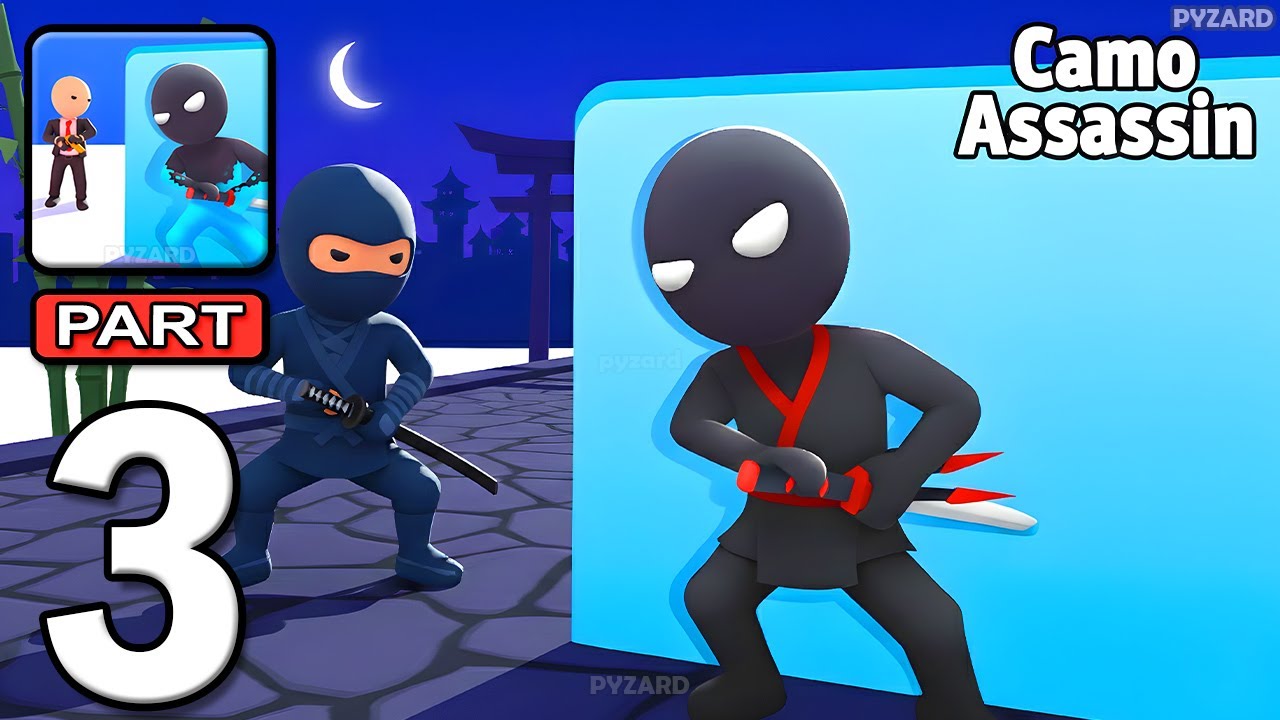 Camo Assassin - Gameplay Walkthrough Part 3 - Become A Perfect Stealth Assassin (Android, iOS)
