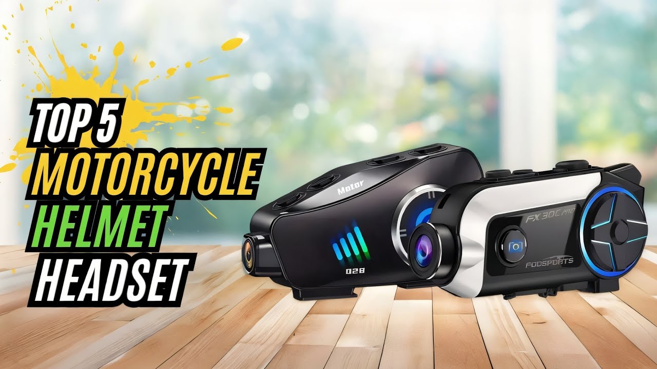 Best Motorcycle Helmet Headsets 2025 – Top 5 Picks for Riders!