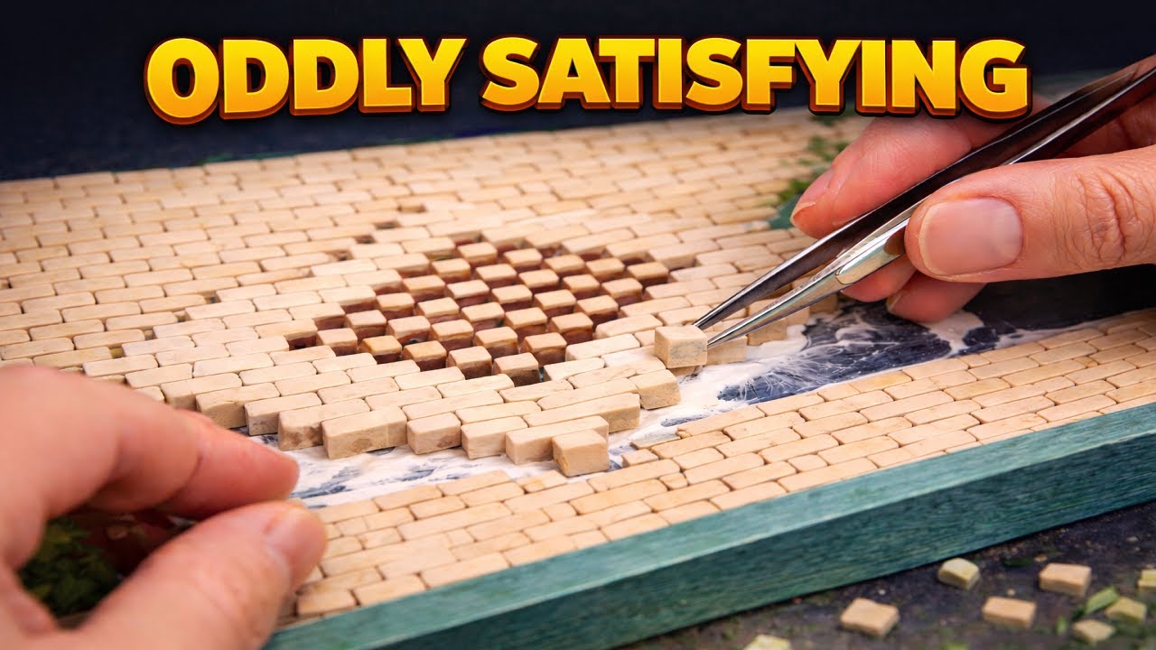 WARNING: This Traditional Tile Mosaic Pattern ASMR is AddictiveYouTube Description
