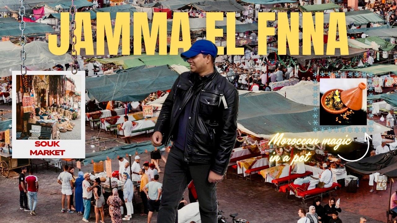 Inside Marrakech Souk / Famous Moroccan Food & Jemaa el-Fnaa Magic Part 2