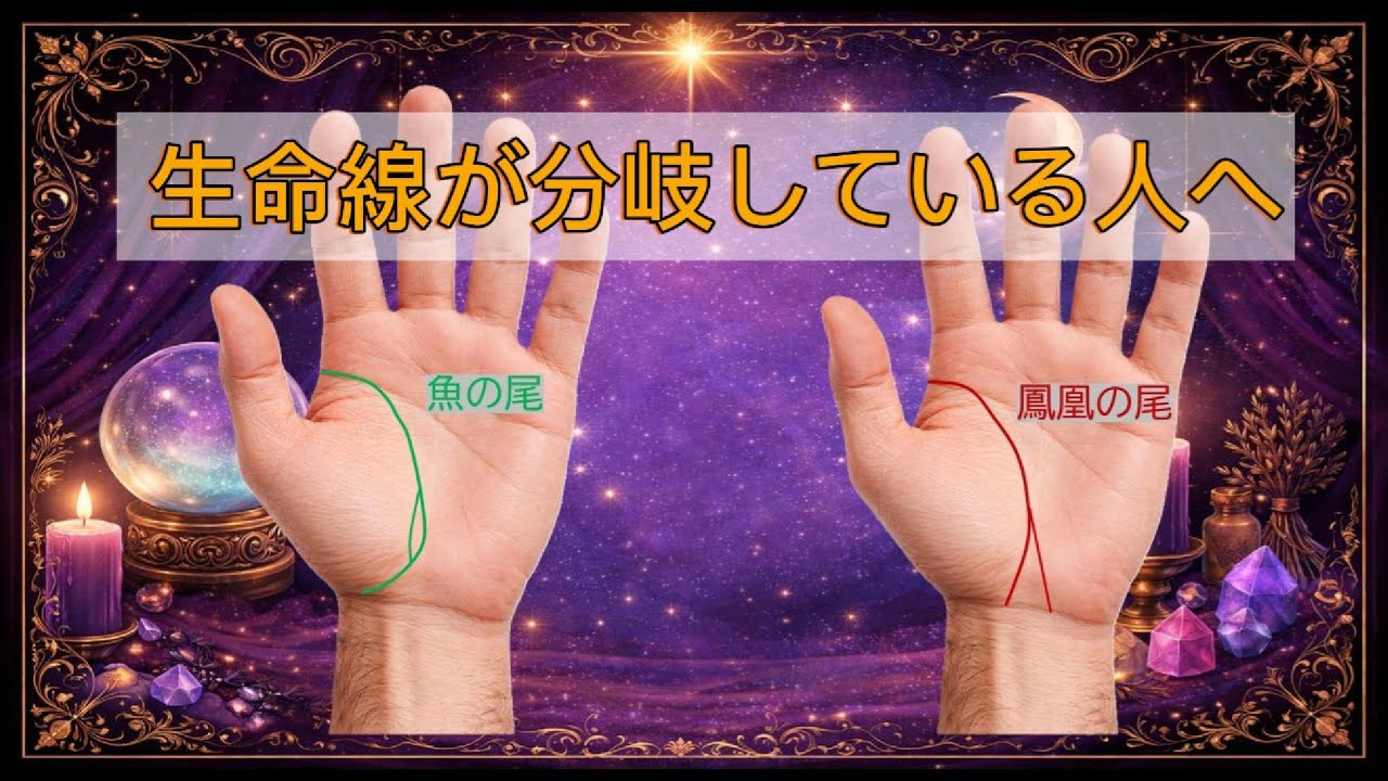 生命線が分岐している人へ