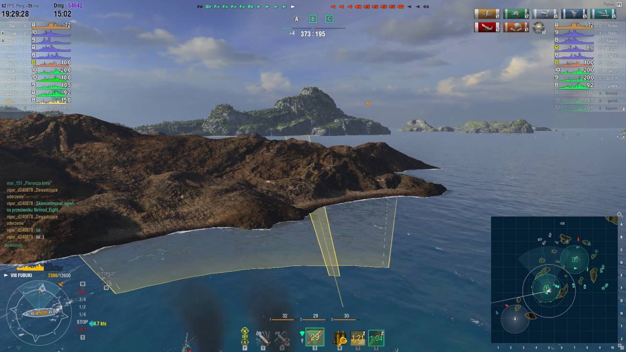 Fubuki 92 K domage 4 kills 3424 exp