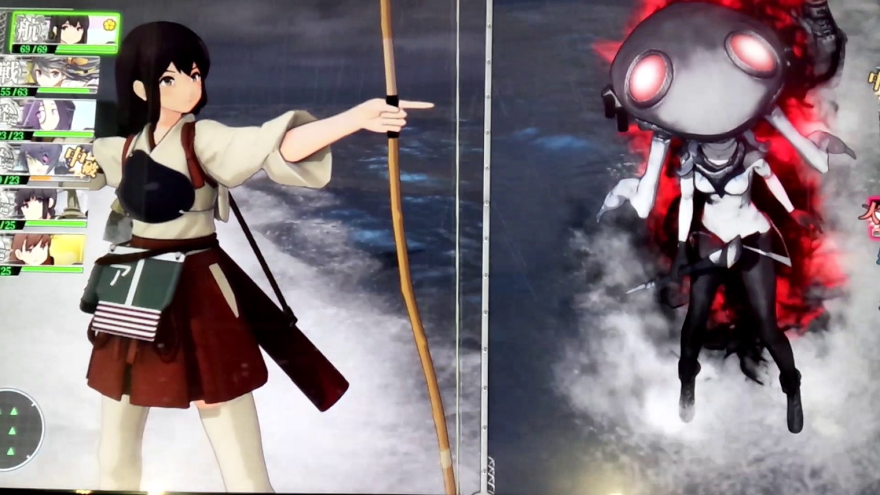 Admiral Capybara Kancolle arcade stage 2-3 mission Kitagami cutin Tenryuu Tatsuta Akagi