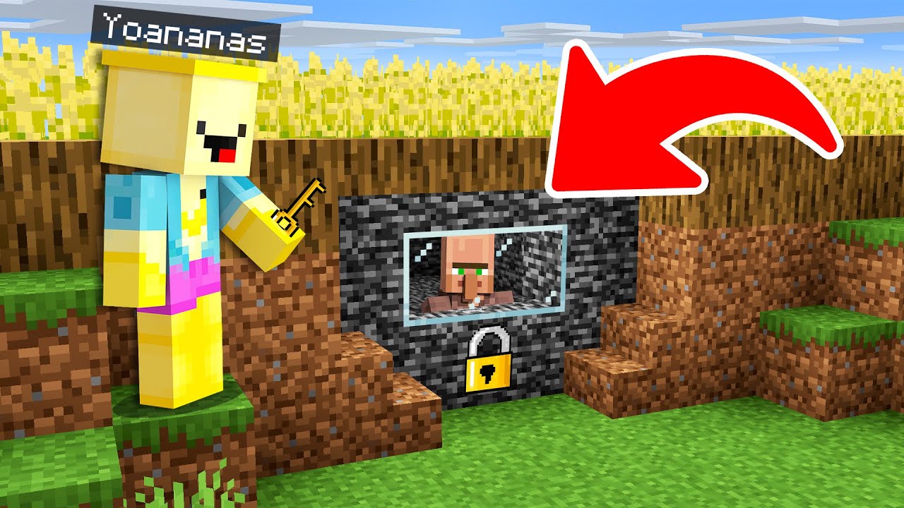 Voici Pourquoi j'ai ENFERME ce Villageois dans Minecraft ! (il mérite)