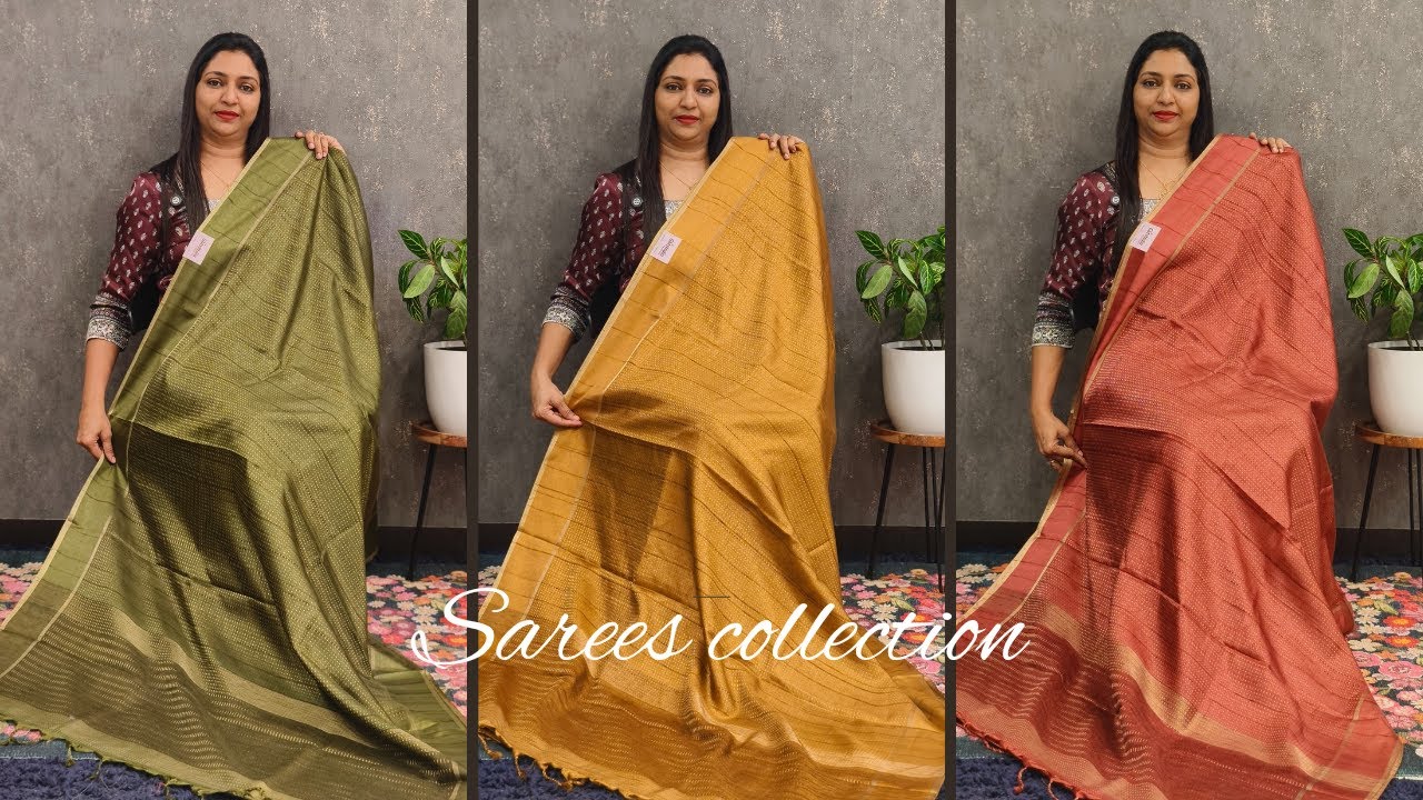 A legacy draped in silk. Experience the beauty of Tussar  🥰 || 𝐆𝐋𝐈𝐓𝐙𝐈𝐍𝐃𝐈𝐀 FASHIONS 🛍