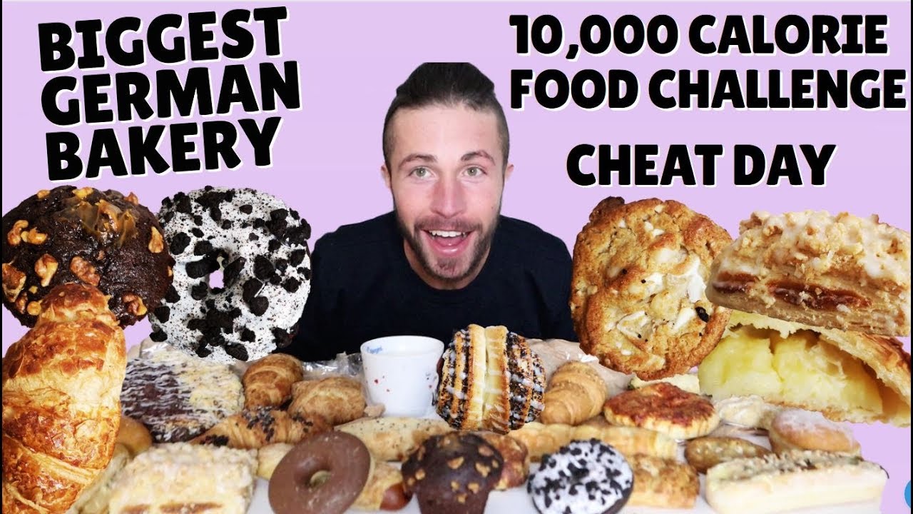 BIGGEST German Bakery CHEAT DAY | 10,000+ CALORIE FOOD CHALLENGE