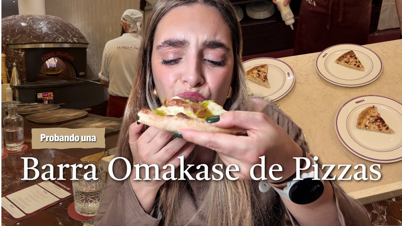 Así se come en la primera Barra Omakase de pizzas de España 🍕🍕 | Placer de Comer