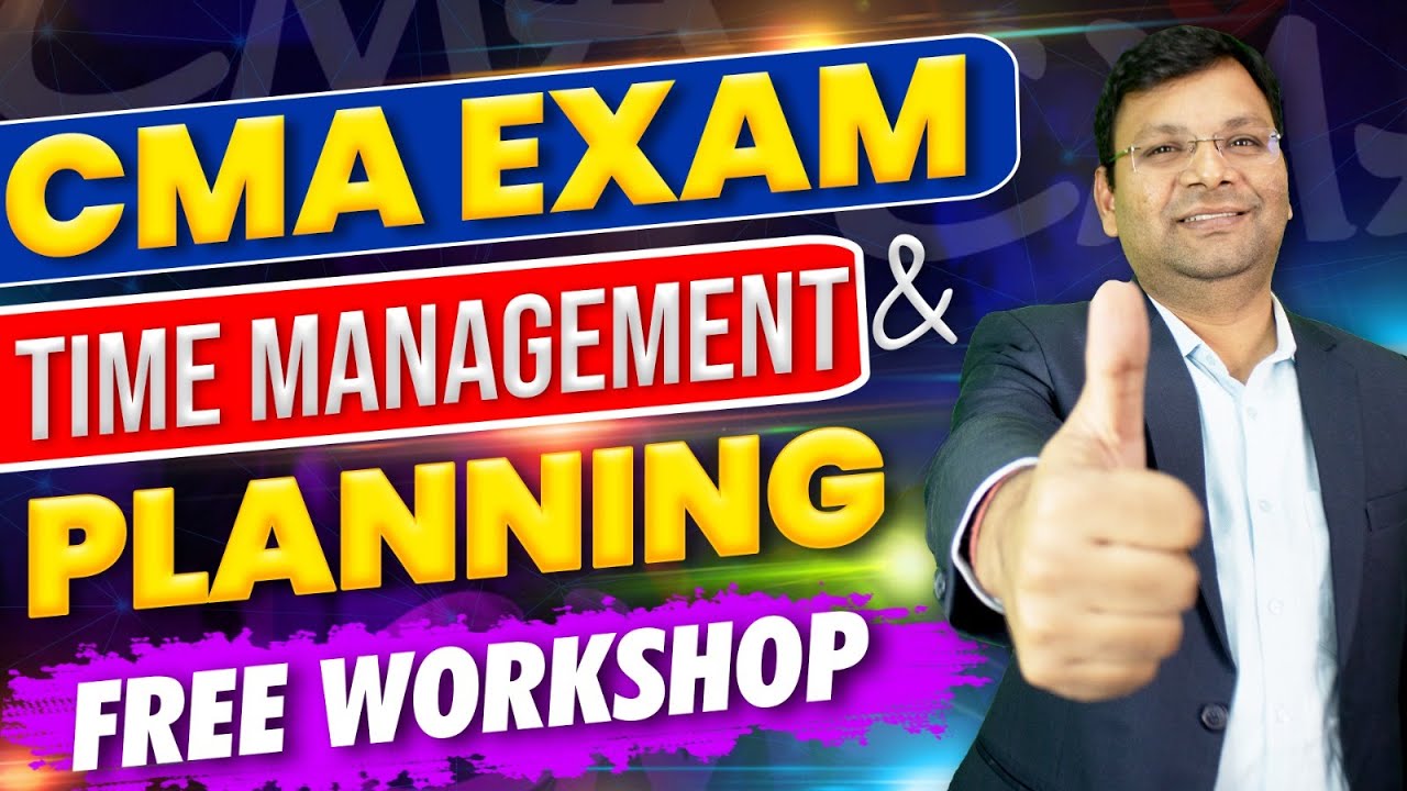 Important Announcement for all CMA Students | Free Workshop | Time Management Planning