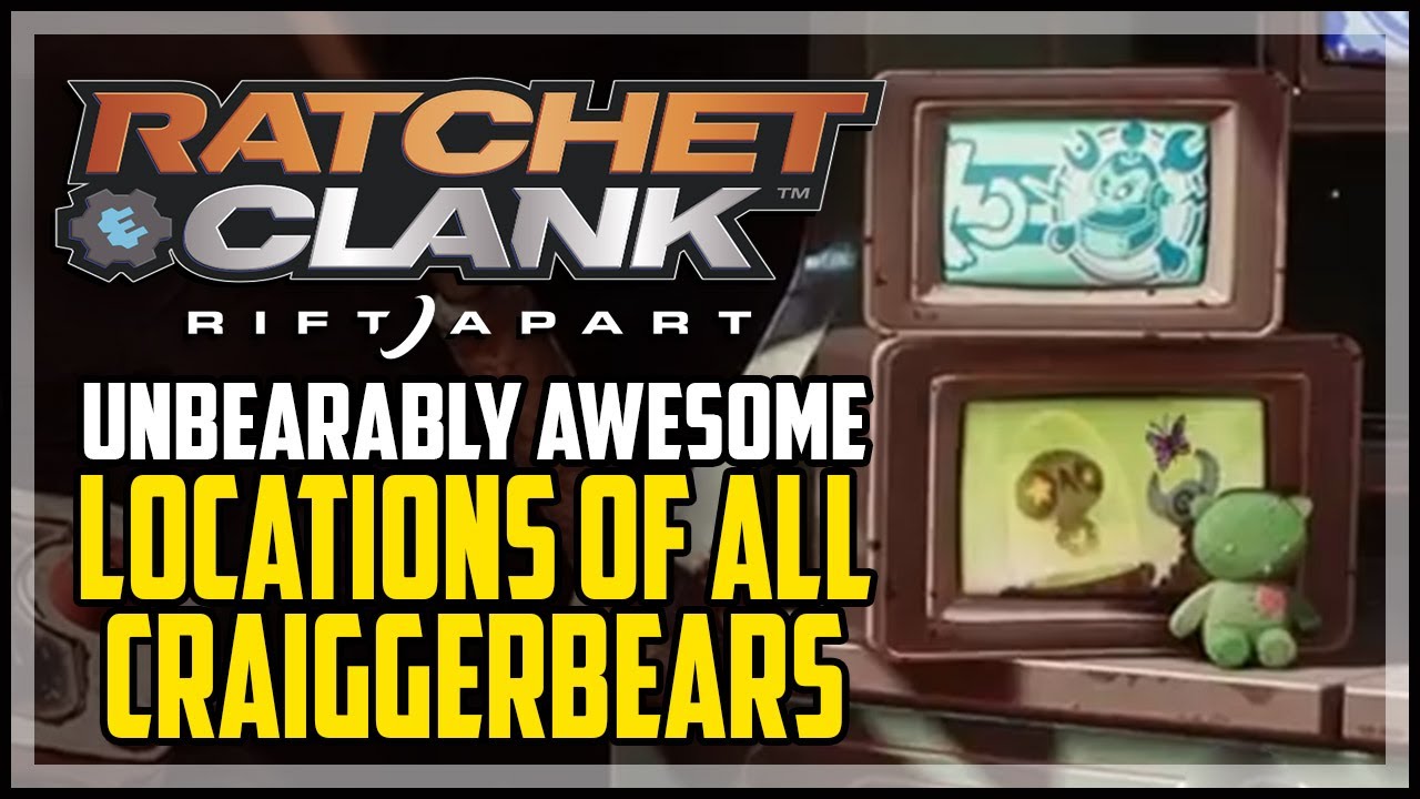 Ratchet & Clank Rift Apart All CraiggerBear Locations (UnBEARably Awesome Trophy)