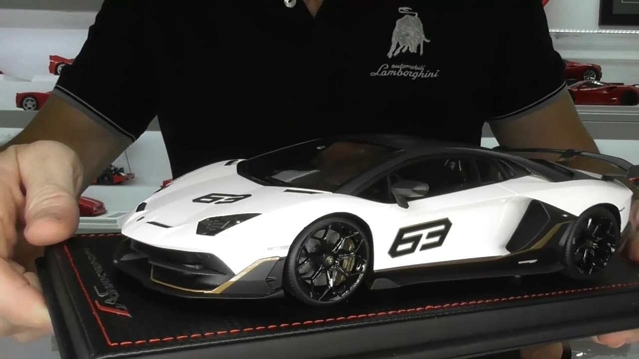 1/18 LAMBORGHINI AVENTADOR SVJ by MR Models - Full Review