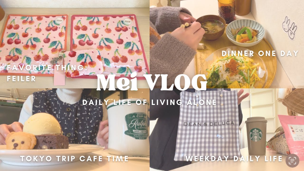 【vlog】アラフォーOL👩🏻‍💼日常切り抜き12days| FEILER♡ DEAN & DELUCA|東京出張&旅行✈️