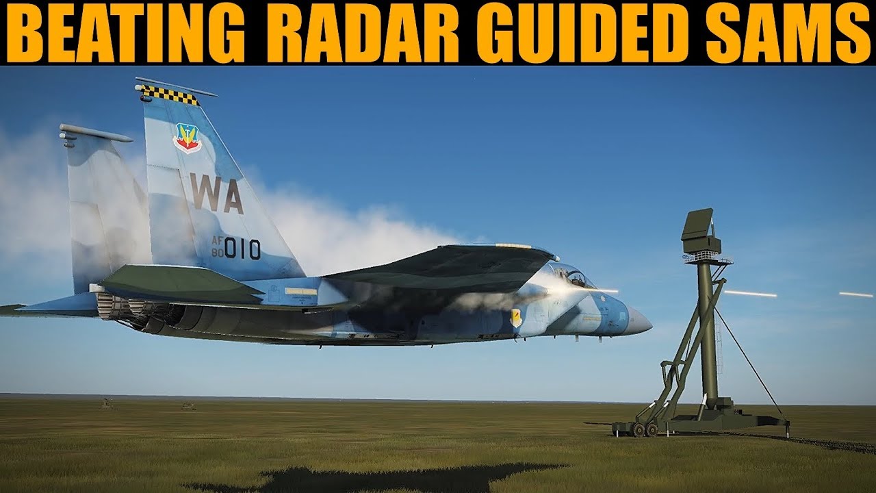 Бой: как победить ЗРК с радиолокационным наведением | DCS WORLD