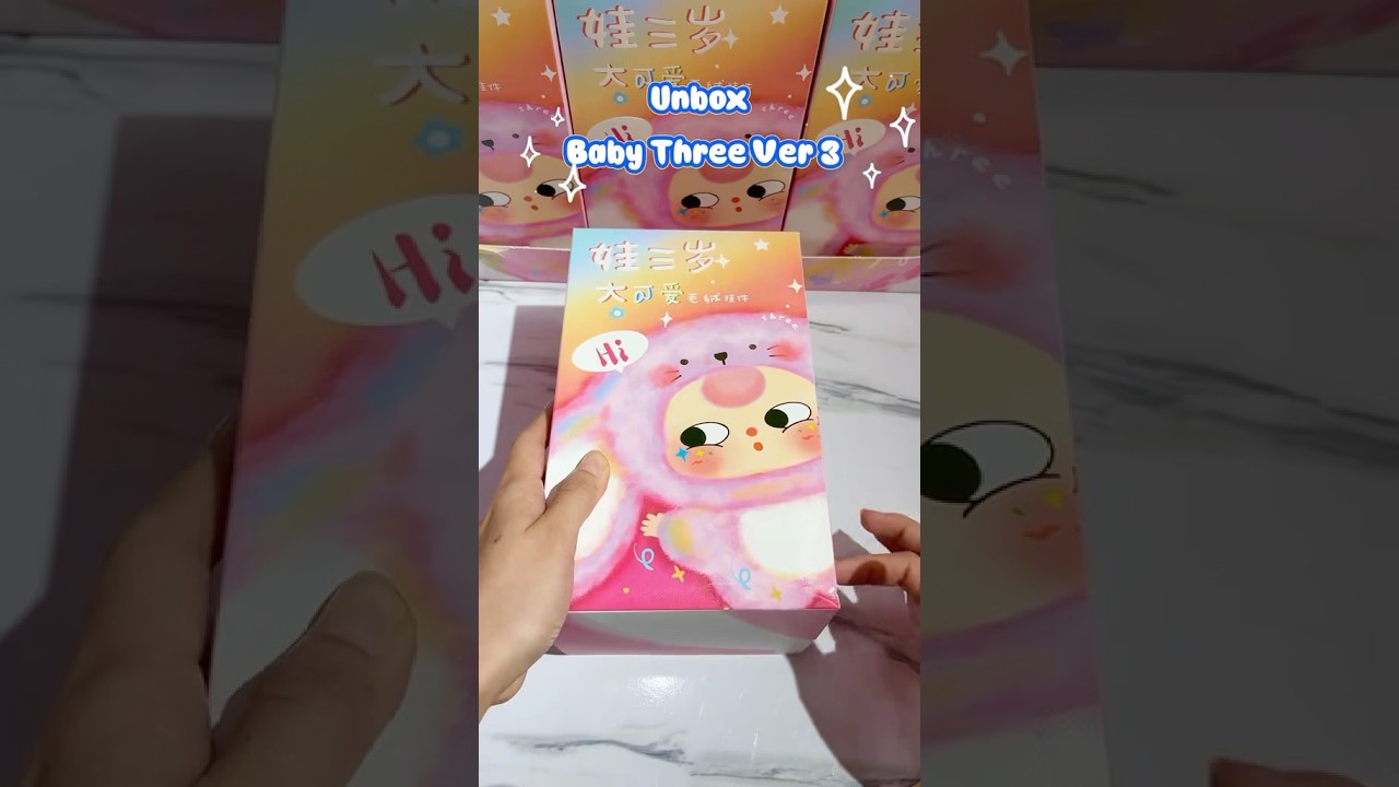Unbox Baby Three V3 Xinh Xỉu #babythree #unboxing