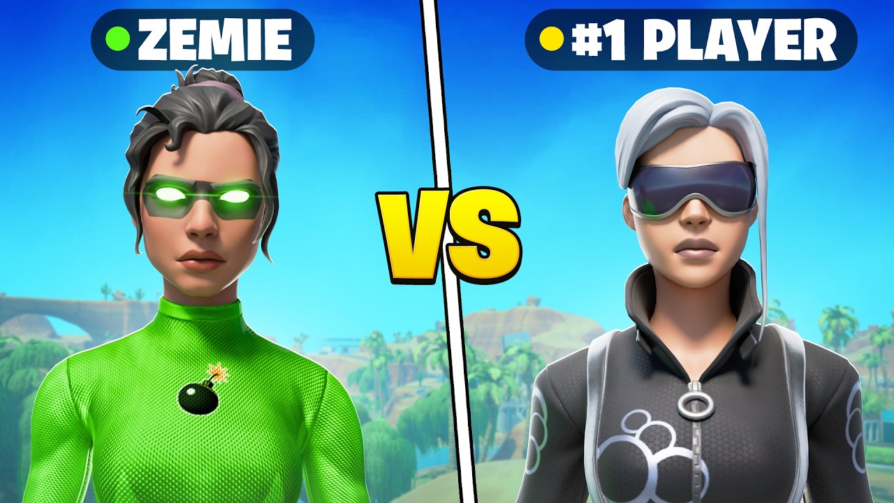 Я бросил вызов лучшему игроку в Fortnite на гонку.