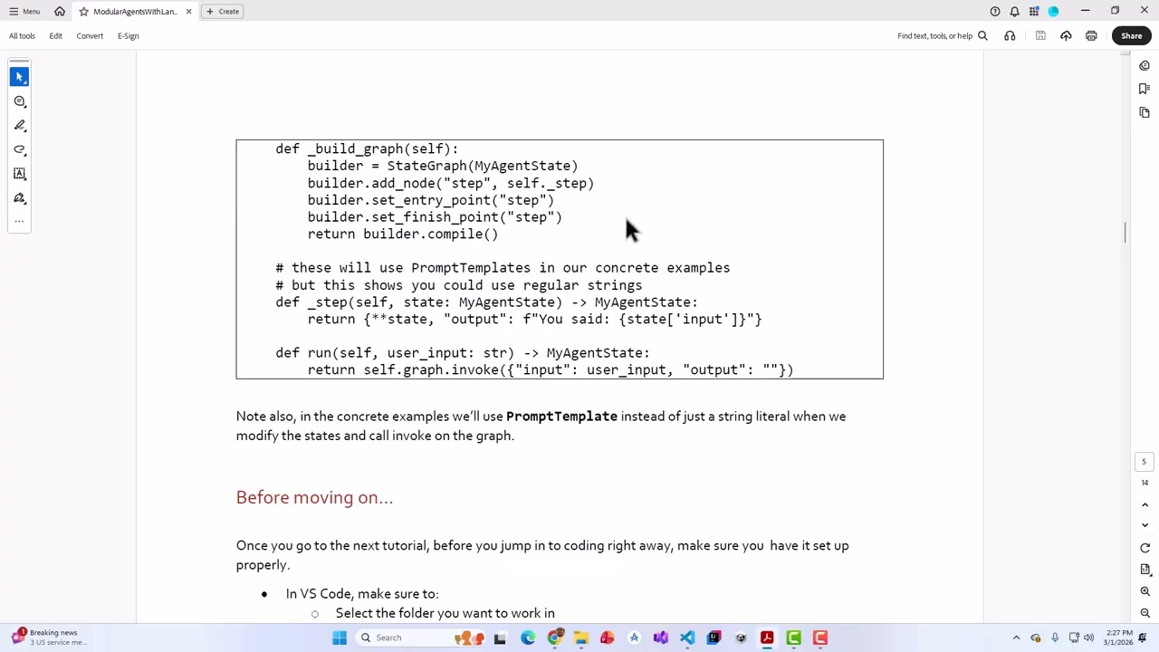 Lecture 11:  LangGraph Part 2 -  Modular Agents