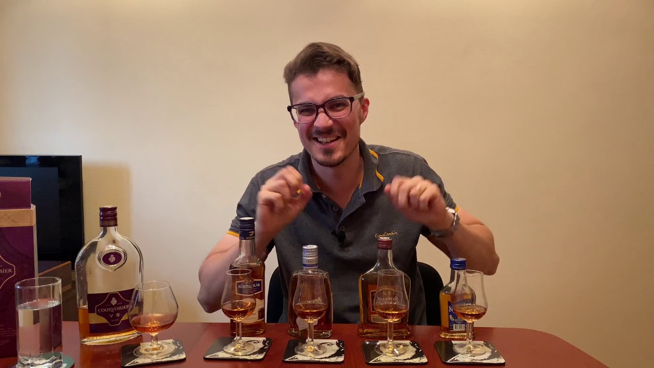 Начальный российский «коньяк» против французского Courvoisier VS. Live дегустация.