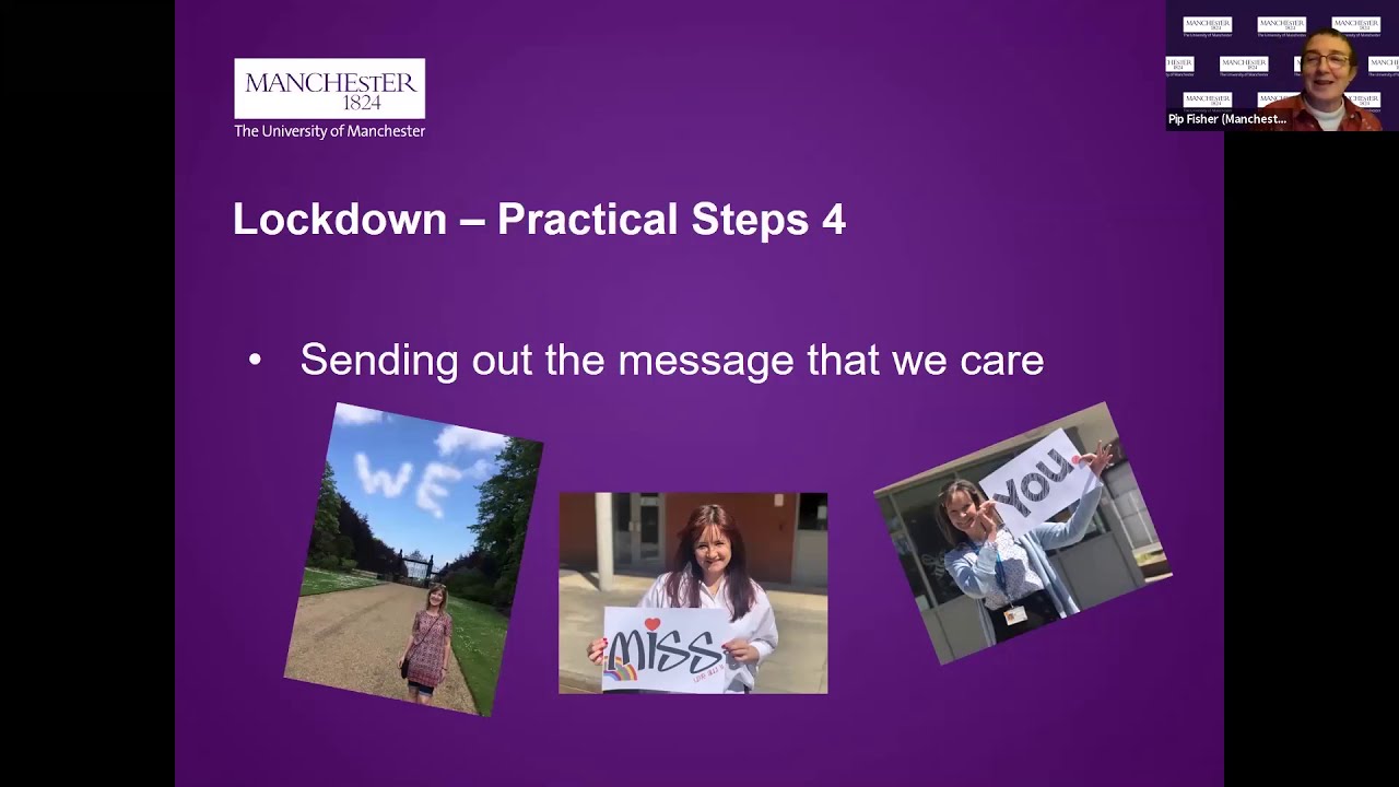 Doing things differently in student support Virtual Conference - Dr Pip Fisher Talk (09/12/20)