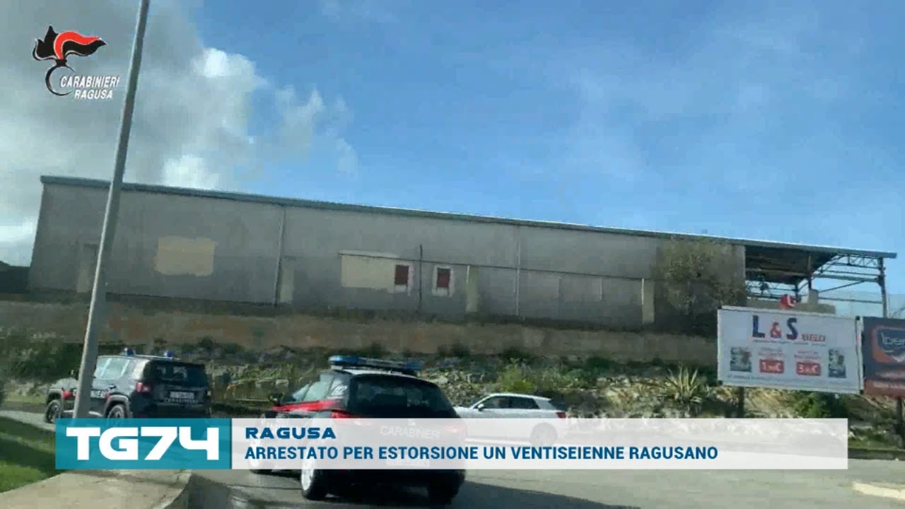 RAGUSA - ARRESTATO PER ESTORSIONE UN VENTISEIENNE RAGUSANO