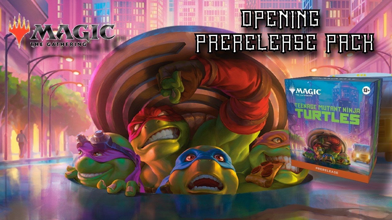 YA QUE NO LO PUDE JUGAR, AL MENOS ME LO ABRO EN CASA... - 🐢🍕OPENING PACK PRESENTACION TMNT🍕🐢