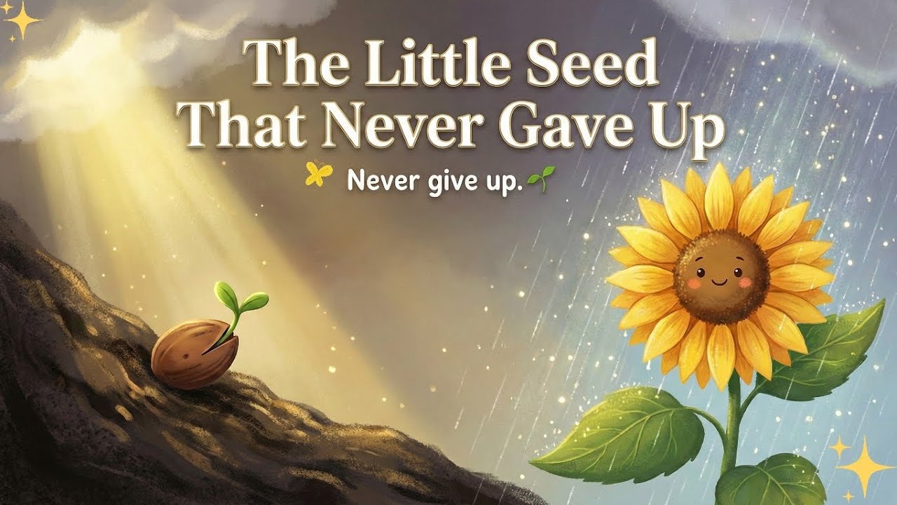 The Little Seed 🌱|| Never Give Up || Moral Storiesby @CloudTailsTales ✨️|| #englishstory #storytime 