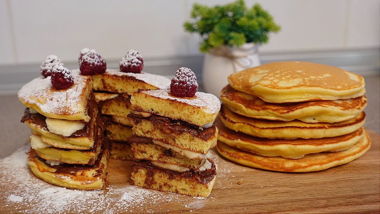 Pancakes pufoase / Clatite Americane