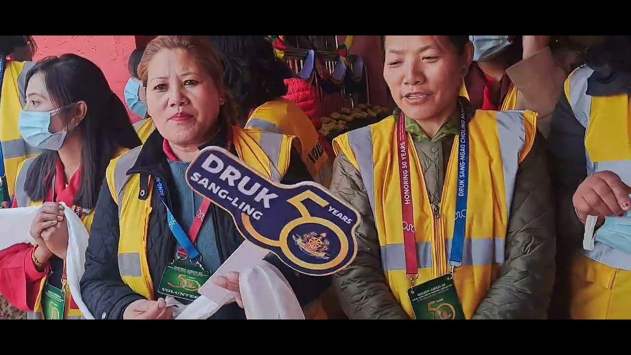 Druk sanga ngag choling monestry in Darjeeling india gold jubilee celebration 