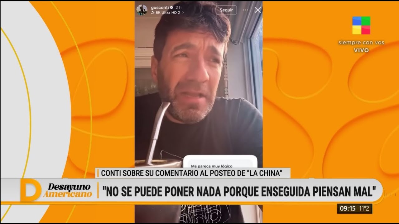 🧨 El pol&eacute;mico elogio de Gustavo Conti a la China Su&aacute;rez: 