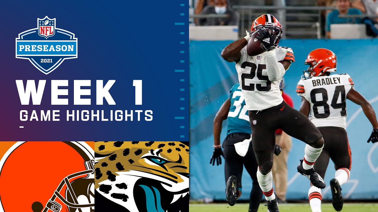 Cleveland Browns vs. Jacksonville Jaguars | Preseason Week 1 2021 NFL Game Highlights