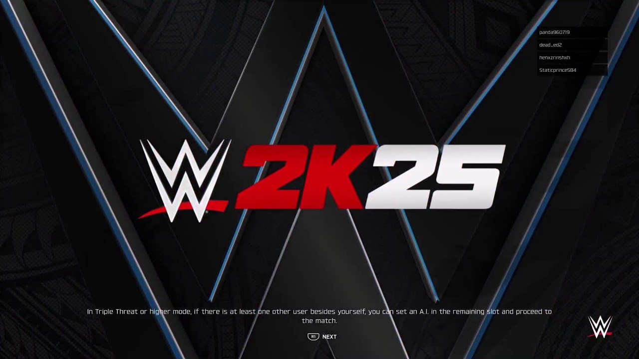 WWE 2K25 Wednesday Night WCA